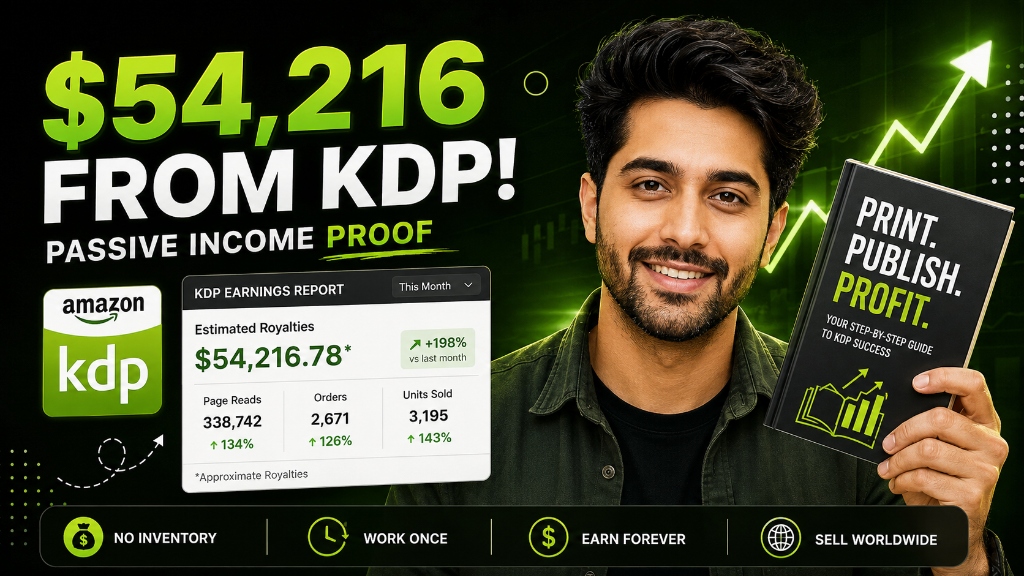 $54,216 From KDP Passive Income Proof