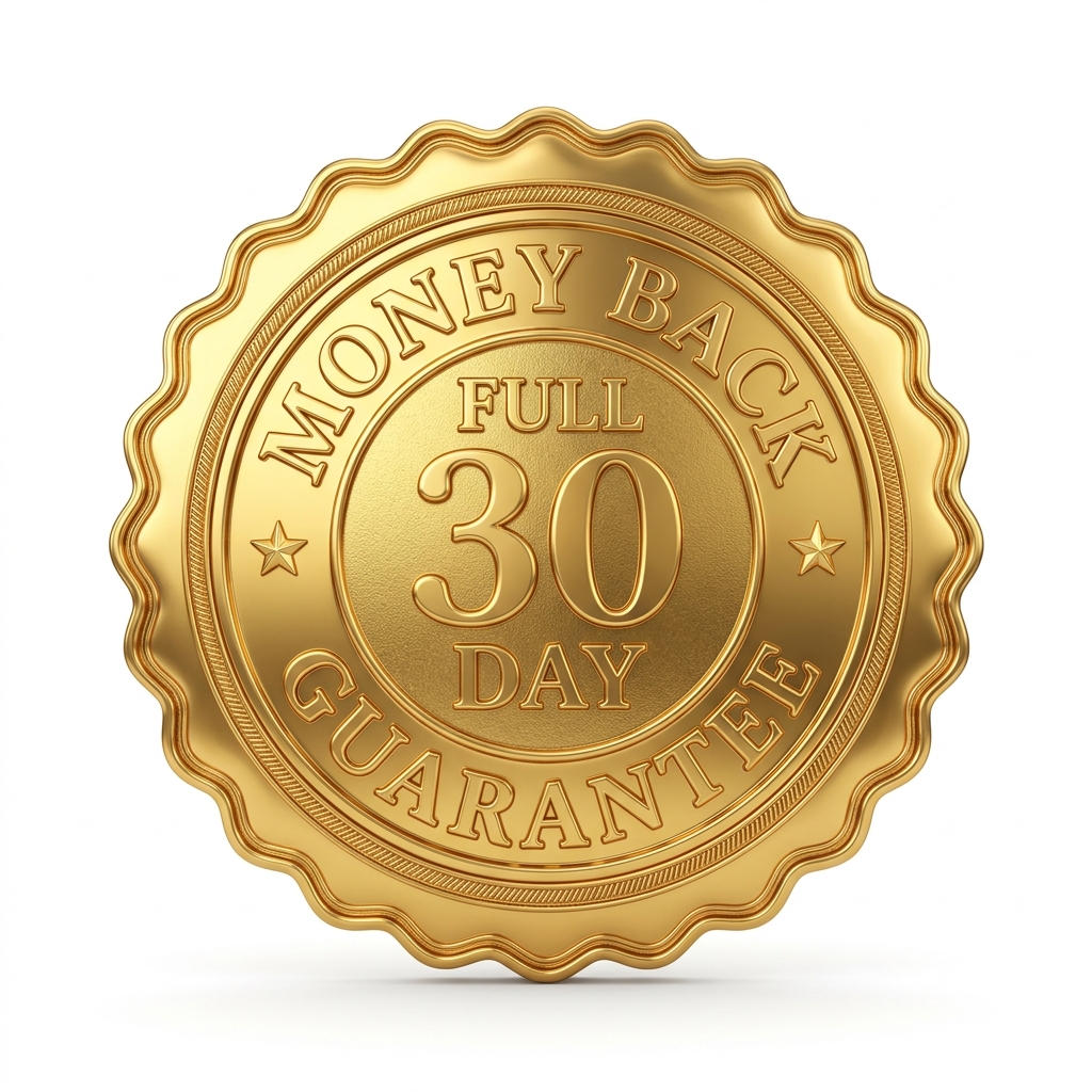 30 Day Money Back Guarantee Seal