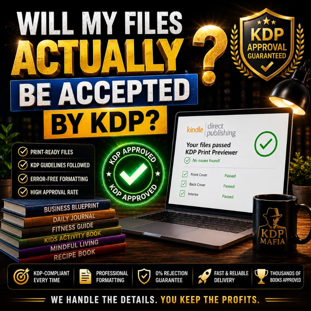 Will My Files Actually Be Accepted By KDP?