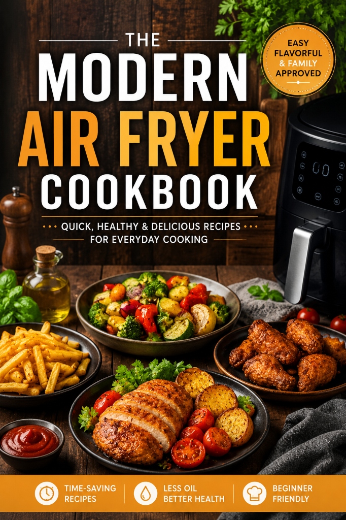 The Modern Air Fryer Cookbook Cover