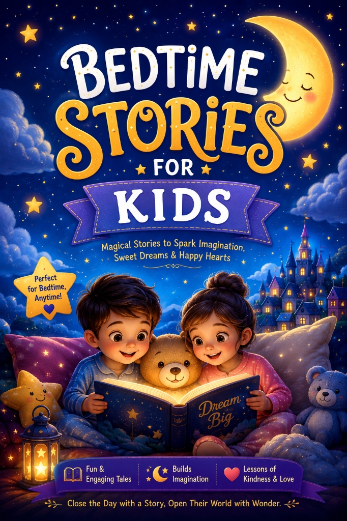 Bedtime Stories For Kids Book Cover