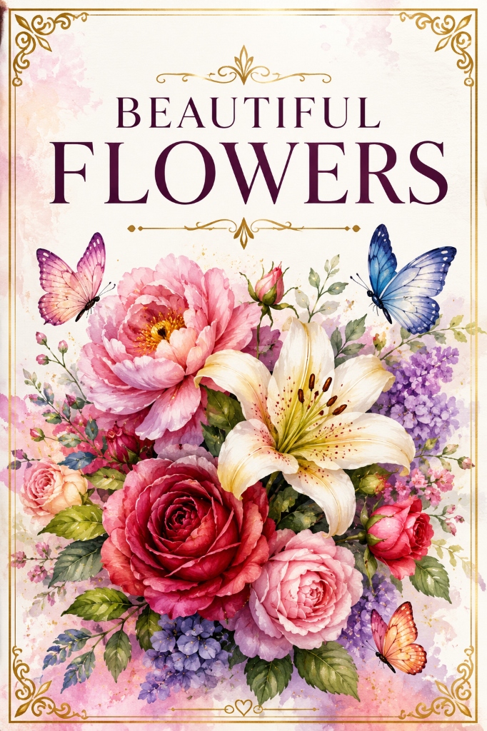 Beautiful Flowers Book Cover